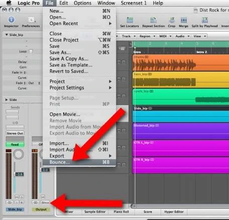 How to Export Logic Pro as MP3