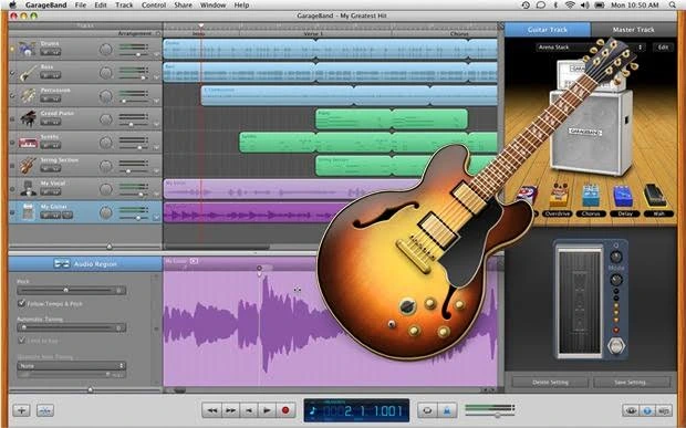 GarageBand interface