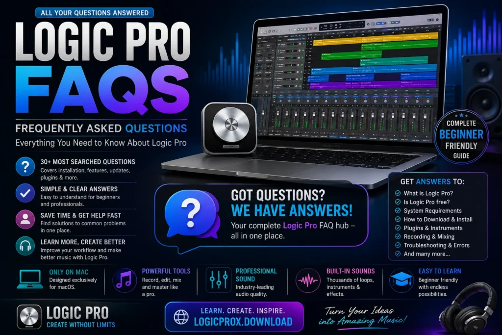 Logic Pro FAQs
