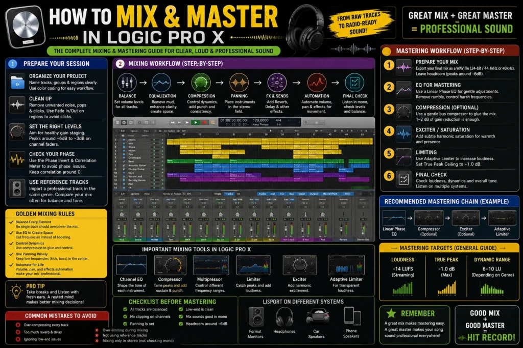 How to Mix and Master in Logic Pro X