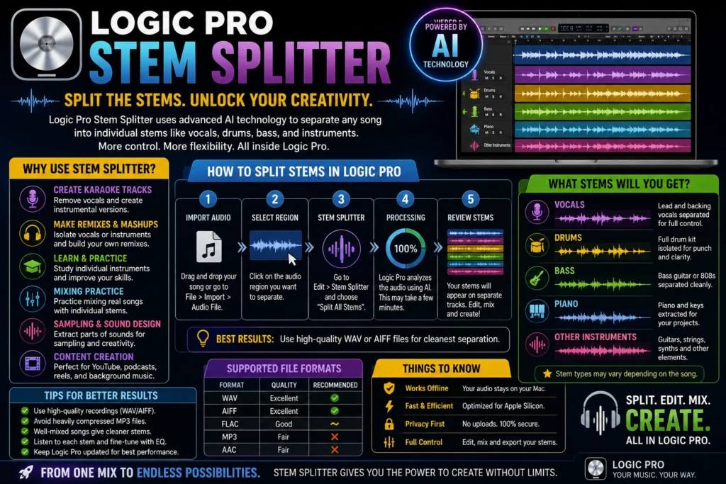 Logic Pro Stem Splitter